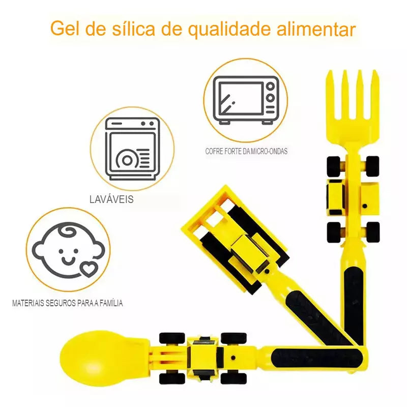 Conjunto Refeição Criativa - Louças e talheres para crianças