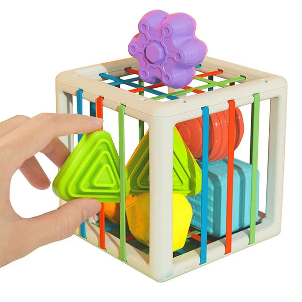 CUBO BABY MÁGICO™ | BRINQUEDO SENSORIAL EDUCACIONAL