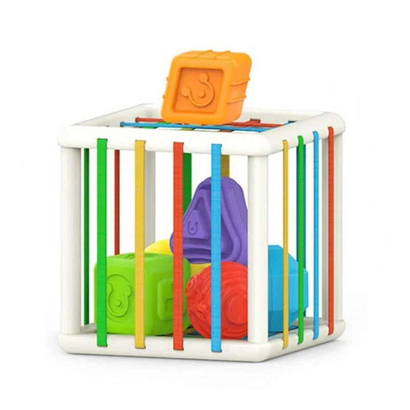 CUBO BABY MÁGICO™ | BRINQUEDO SENSORIAL EDUCACIONAL