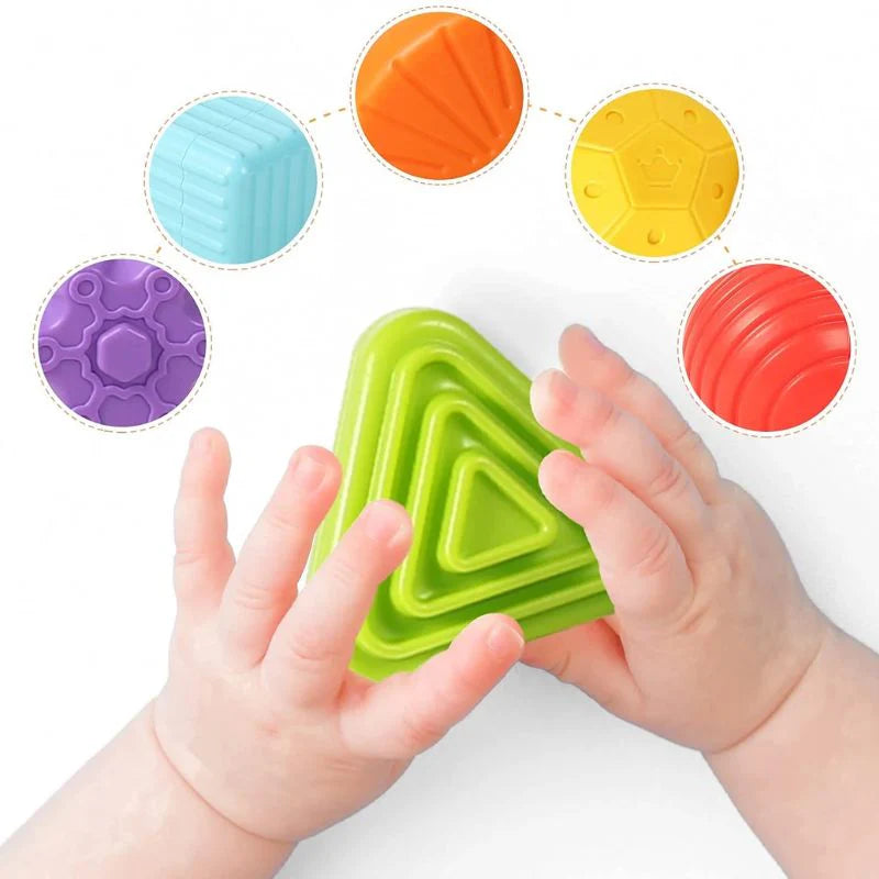 CUBO BABY MÁGICO™ | BRINQUEDO SENSORIAL EDUCACIONAL